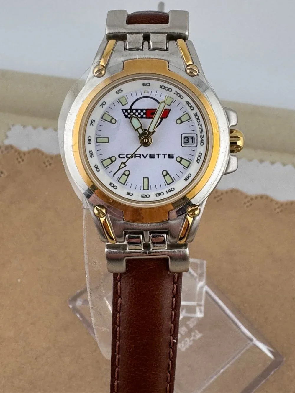 Vintage Corvette wristwatch is a must-have for all the Corvette enthusiasts